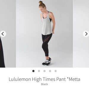 Lululemon High Times Pant *Metta Black